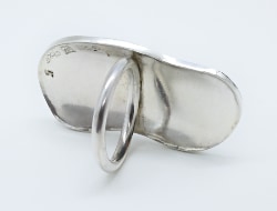 Ring 5: Etched sterling