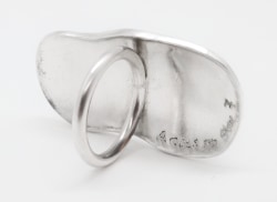 Ring 7: Etched sterling